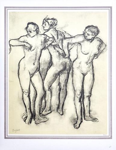Edgar Degas (After) - Trois danseuses nues