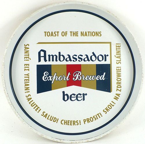 Ambassador Beer ~ 12 inch tray
