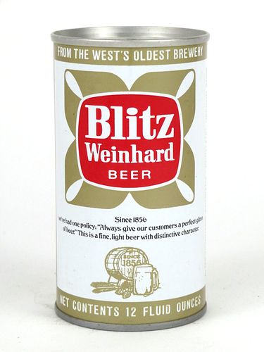 Blitz Weinhard Beer ~ 12oz ~ T43-34