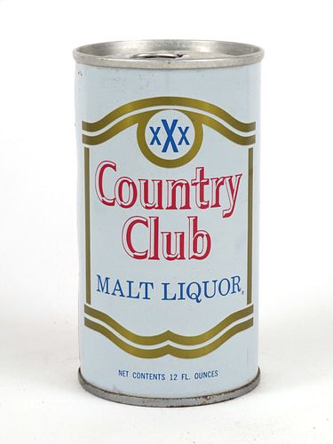 Country Club Malt Liquor ~ 12oz can ~ T57-27