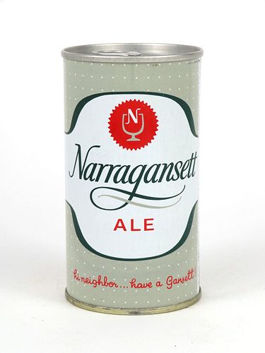 Rare! Narragansett Ale ~ 12oz ~ T95-33