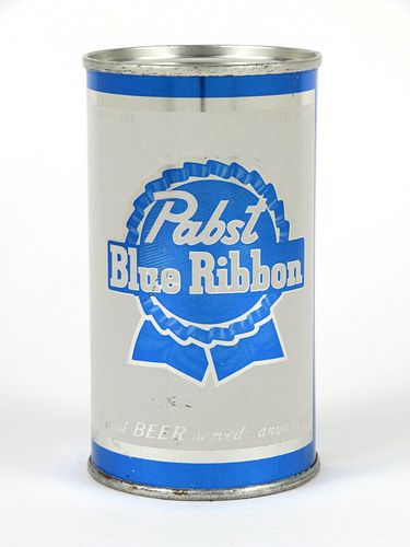 Pabst Blue Ribbon Beer ~ 12oz silver trim ~ 110-29