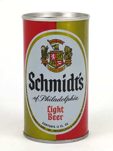 Schmidt's of Philadelphia Light Beer ~ 12oz American Can Co ~ T122-26.1