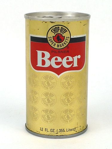 Shop-Rite Pilsner Beer ~ 12oz ~ T124-28