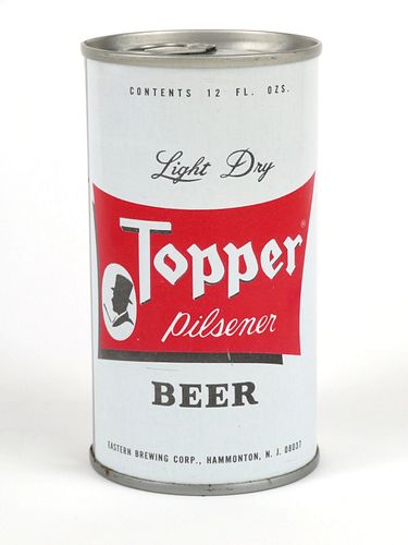 Topper Pilsner Beer ~ 12oz Tab Top Can ~ T130-27