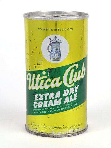 Utica Club Extra Dry Cream Ale ~ 12oz ~ T132-18