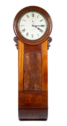 EARLY 19TH C. TAVERN CLOCK BY JAMES CONDLIFF (1789-1861) OF LIVERPOOL