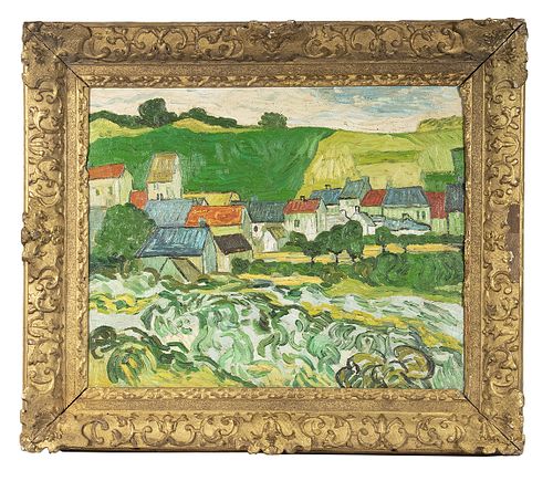 19TH C. FRENCH IMPRESSIONIST LANDSCAPE, UNSIGNED