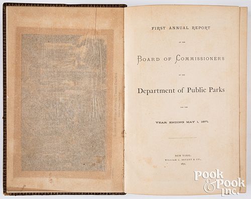 First Annual Report... Public Parks, 1871