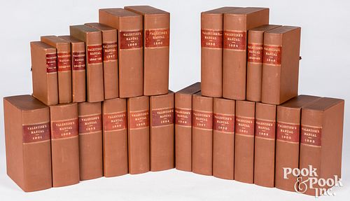D. T. Valentine's Manual of NY, 24 volumes