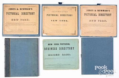Four Pictorial Directories of New York