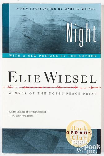 Signed, Night, by Elie Wiesel, 2006