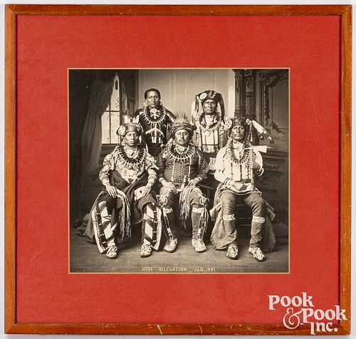 Native American Indian photo of Otoe Delegation