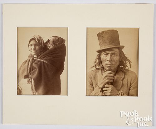 Two Native American Indian photographs