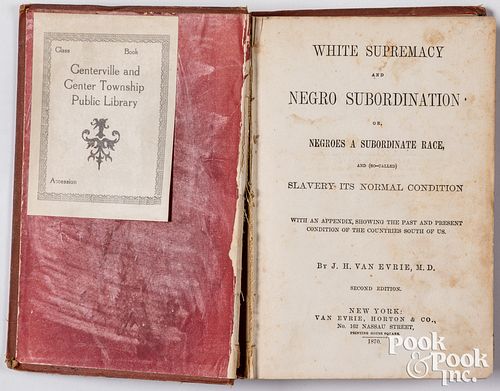 White Supremacy and Negro Subordination, 1870