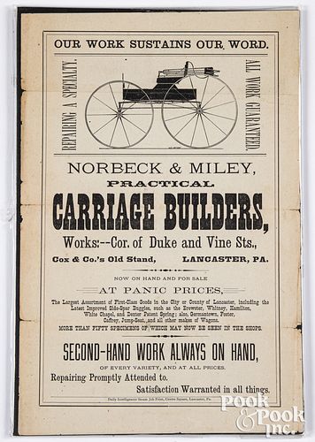 Norbeck and Miley, Practical Carriage Builders