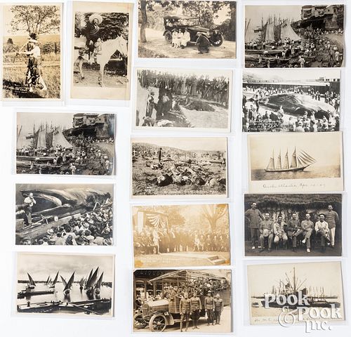 Group of real photo post cards