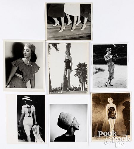 Seven women's fashion photographs