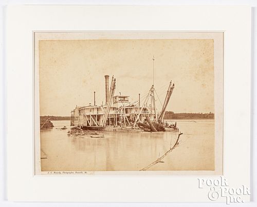 Large photograph of a sidewheel snag boat