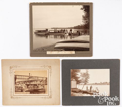 Three boat photographs