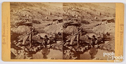 Stereoview titled The Heathen Chinee