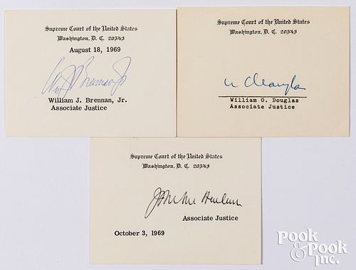 Three Associate Justice signatures