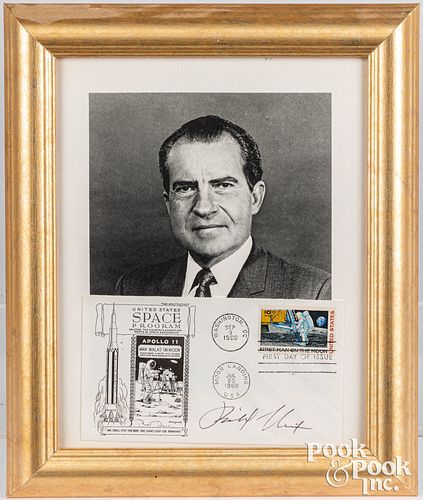 Richard M. Nixon and Patricia Nixon autographs