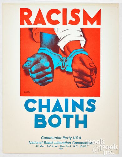 Racism Chains Both poster