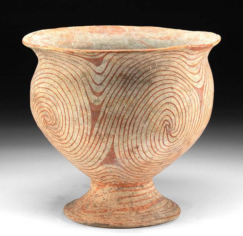 Ancient Thai Ban Chiang Bichrome Jar, ex-Museum