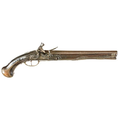 Rare French Military Model 1733 Heavy Dragoon Flintlock Holster Pistol Fine