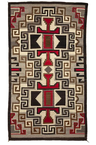 Diné [Navajo], Crystal Textile, ca. 1930