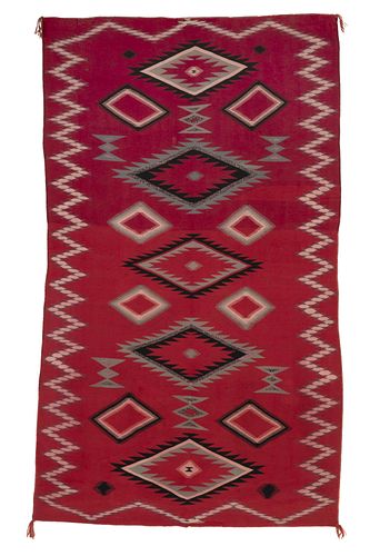 Diné [Navajo], Germantown Textile, ca. 1900