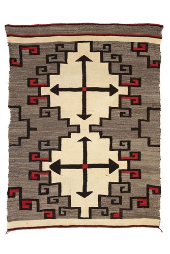 Diné [Navajo], Crystal Textile, ca. 1900