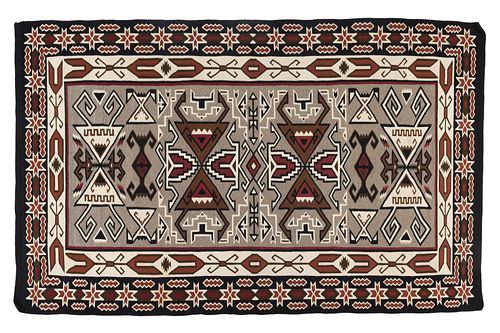 Diné [Navajo], Teec Nos Pos Textile, ca. 1980