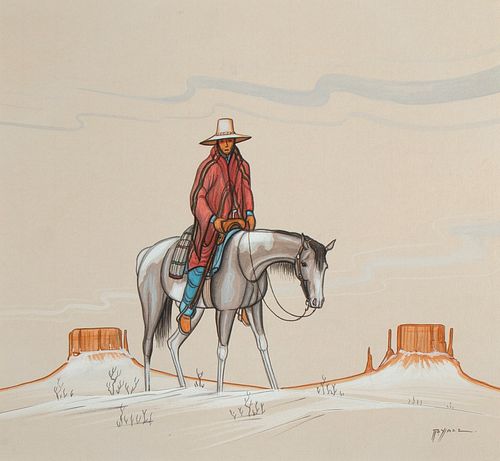 Beatien Yazz, Untitled (Navajo Rider)