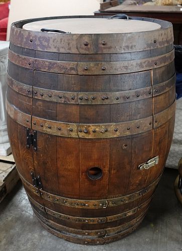 Barrel Liquor Cabinet