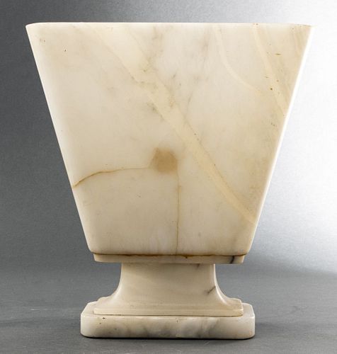Art Deco Alabaster Uplight Table Lamp