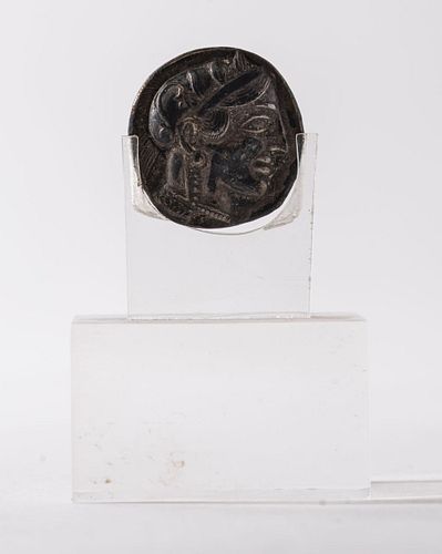 Ancient Greek Athenian "Owl" Tetradrachm Coin