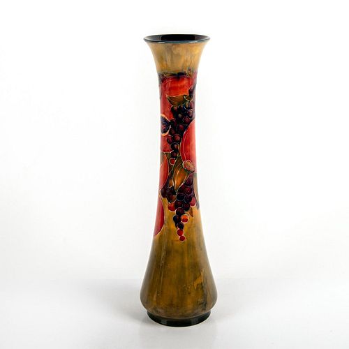 Moorcroft Pottery Vase, Pomegranate Pattern, Signed