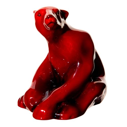 Royal Doulton Flambe Figurine, Polar Bear HN121