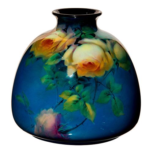 Royal Doulton Titanian Vase, Roses