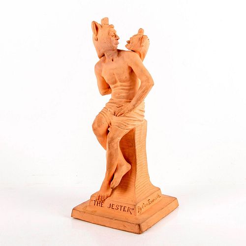 Doulton Lambeth Tinworth Terracotta Figurine, Jester