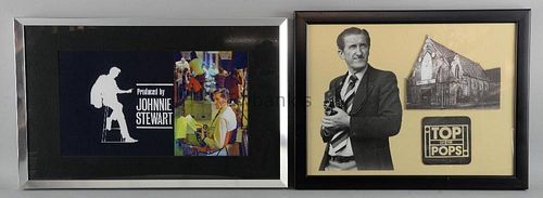 Harry Goodwin, Two personal framed montages relating to Top of The Pops including the final credits