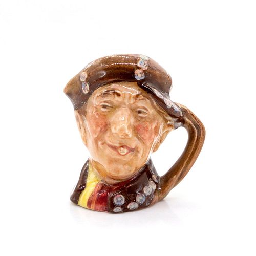 Pearly Boy Pearl Buttons Tan Hat - Miniature - Royal Doulton Character Jug
