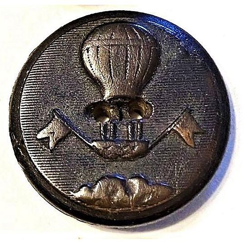 ONE SCARCE DIVISION ONE HORN PICTORIAL BUTTON