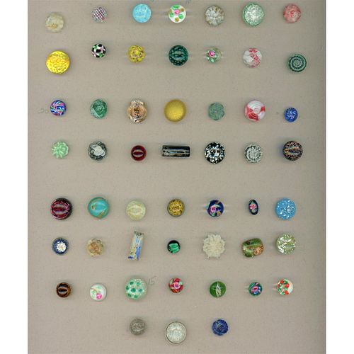 A LARGE SELECTION OF DIV 1 & 3 PAPERWEIGHT BUTTONS