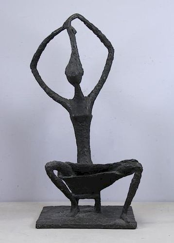 BOTELLO, Angel. Bronze "La Coiffure (El Tocado)".