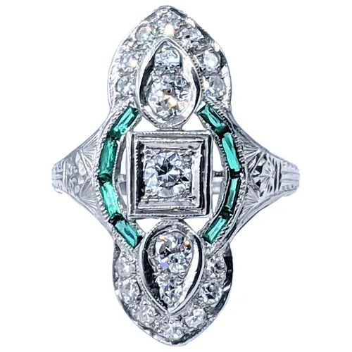Stunning Art Deco Diamond Cocktail Ring