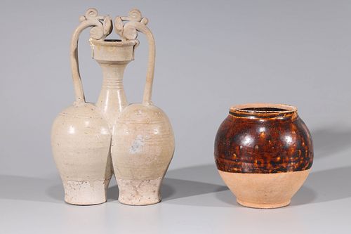 Two Chinese Ceramic Vases