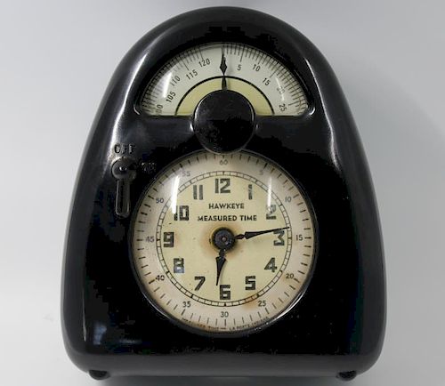 Isamu Noguchi Measured Time Clock & Kitchen Timer.